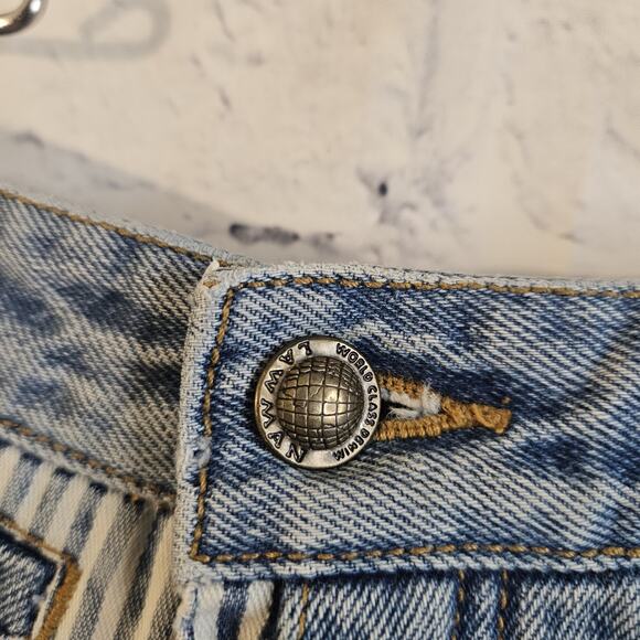 Lawman Women’s Denim Shorts Button Fly Size 11 High Rise Y2K Retro VTG - Picture 4 of 9